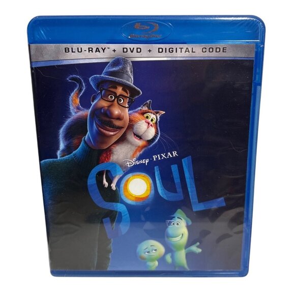 Disney Pixar Soul Blu-Ray DVD Digital Code Combo Pack New Sealed - Picture 1 of 4